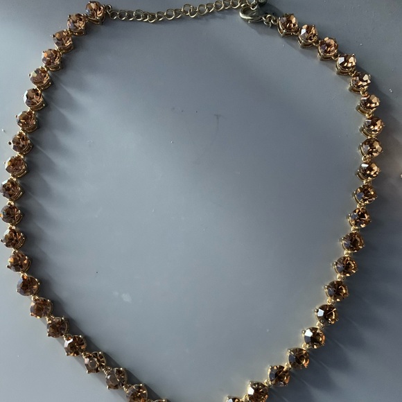 Gold diamond fashion necklace - Picture 2 of 4